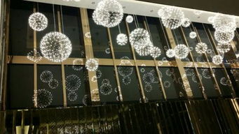 【铭星灯饰厂生产创意中庭景观吊灯时尚中厅led圆球吊灯厂家铭星灯饰】-