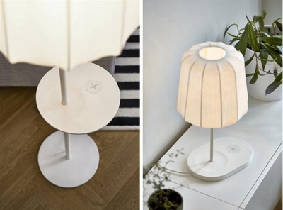宜家推出无线充电智能产品 创新设计让灯具与家具融为一体