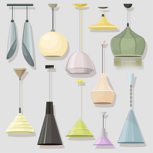 表灯图标集 照亮设计界的灯具符号语言